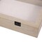 8x10 Shadow Box Frame with Linen Back, Wood Glass Display Case for Medals, Photos, Memorabilia, Awards - Pins Included- Champagne